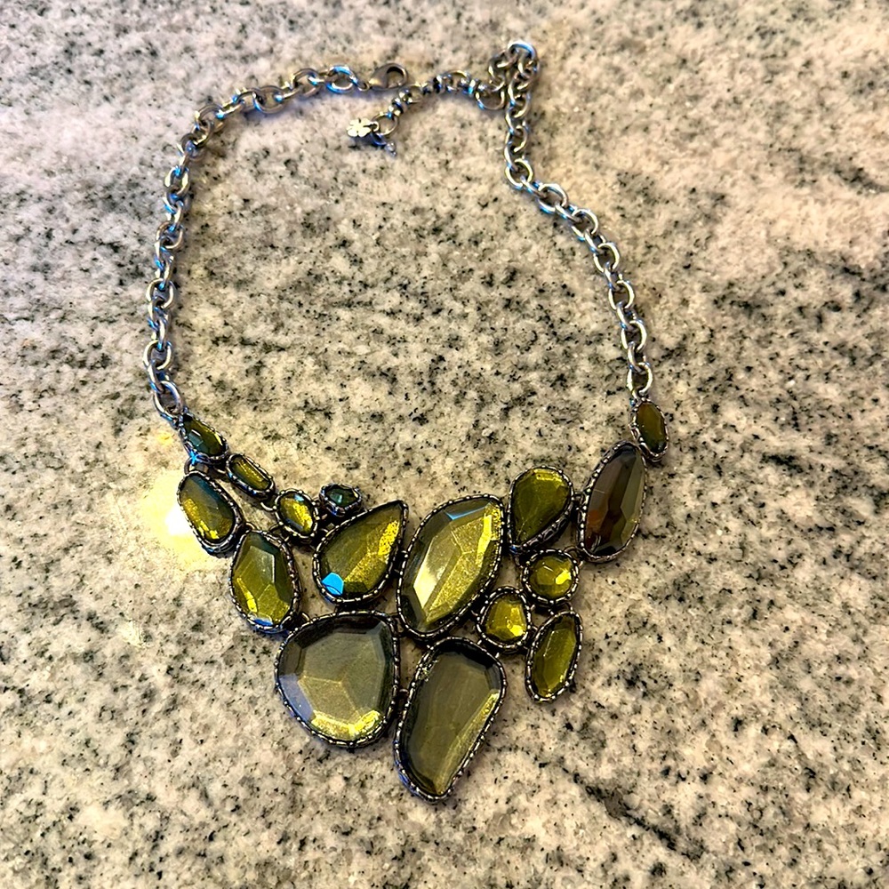 Lucky brand reversible statement necklace